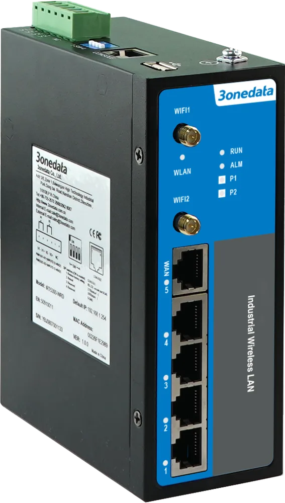 3onedata IAP2300-2N2-5T-2LVI-W Industrial Gateways