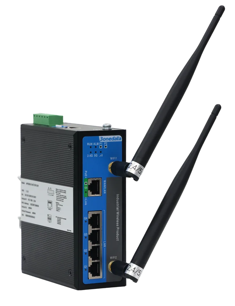 3onedata IAP3300-2E-4GT1GP-2LVI Industrial Gateways