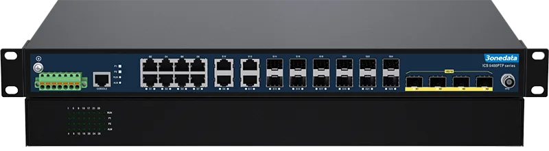 3onedata ICS5400PTP-12GT12GS4XS Industrial Gateways