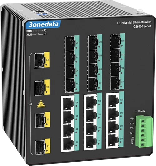 3onedata ICS6400-12GT12GS4XS Industrial Gateways
