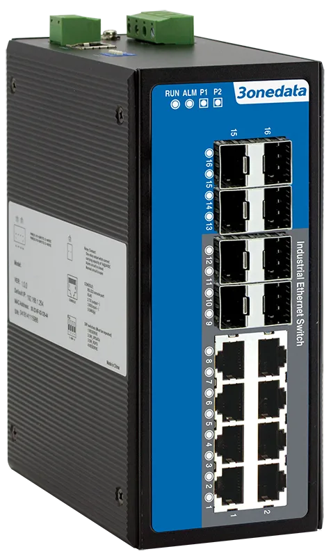 3onedata IES6316-8GT8GS-2P48 Industrial Gateways