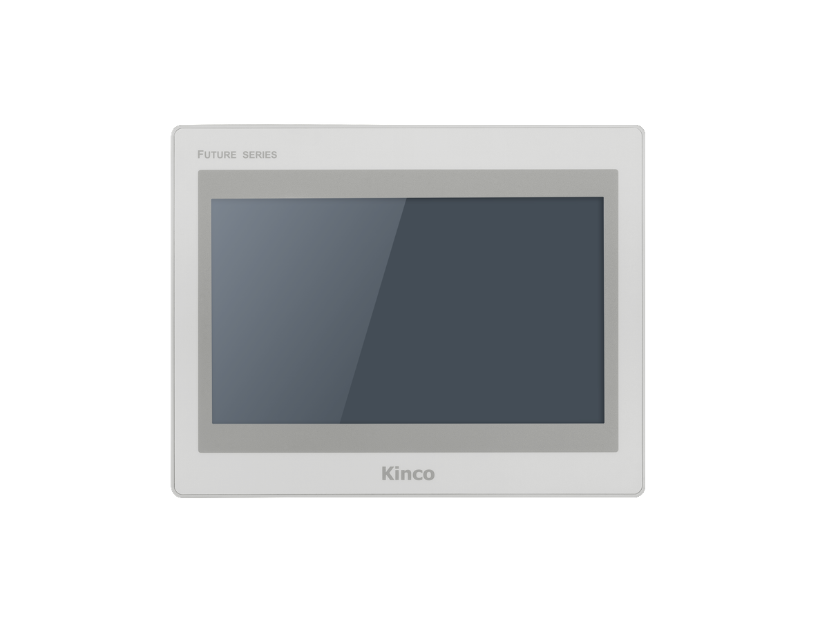 Front view of a Kinco F2100HE2 industrial HMI