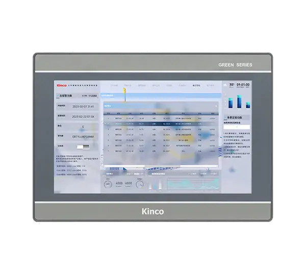 Front view of a Kinco GL2100E industrial HMI